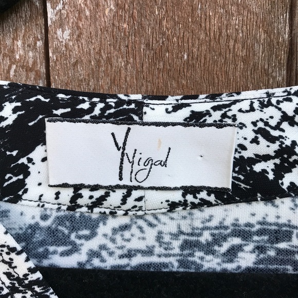 Y Yigal sheath dress 1 black white chic date 4 - Picture 5 of 8